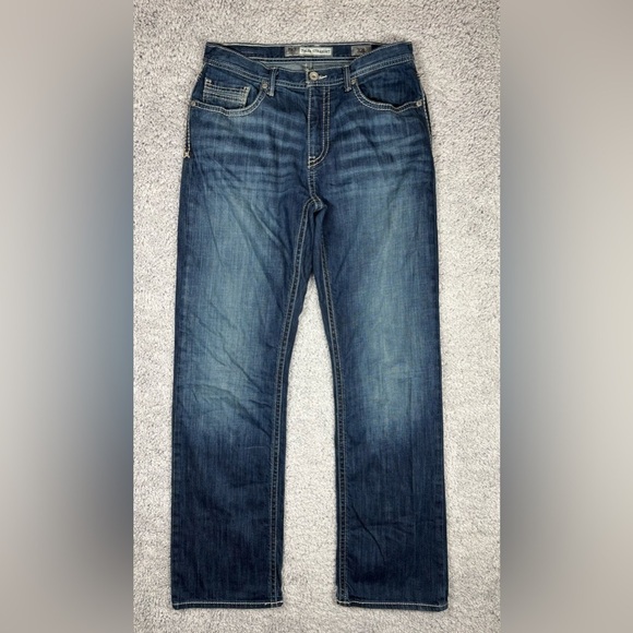 BKE Denim Jeans Womens 24 Long Slim Fit Skinny Dark Streetwear Party Concert - Picture 1 of 5